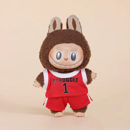 Labubu Basketball Clothes Cute Doll Decoration Handmade Doll Clothes