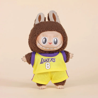 Labubu Basketball Clothes Cute Doll Decoration Handmade Doll Clothes