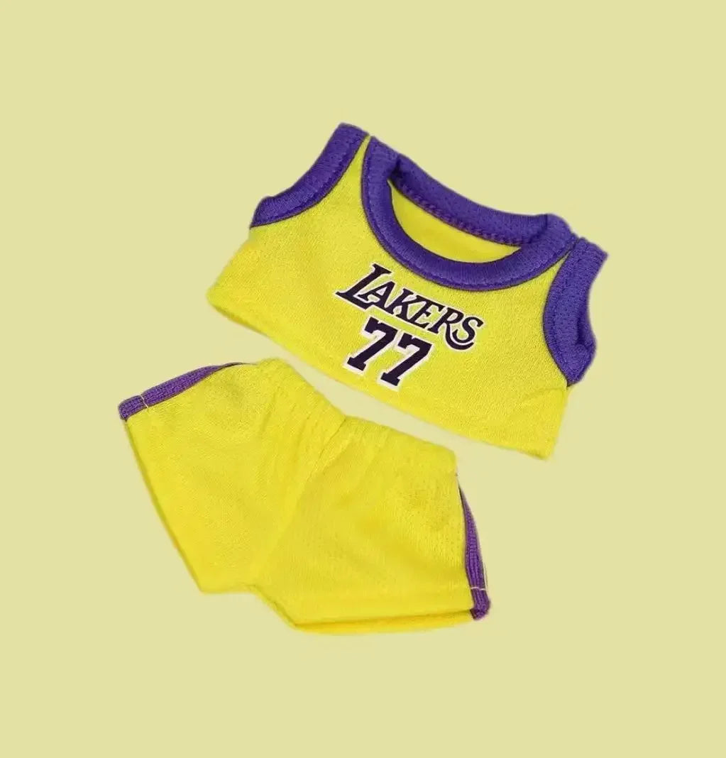 Labubu Basketball Clothes Cute Doll Decoration Handmade Doll Clothes
