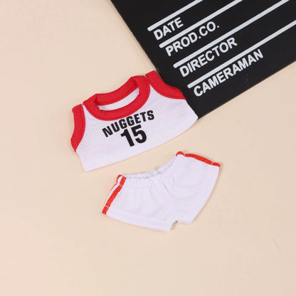 Labubu Basketball Clothes Cute Doll Decoration Handmade Doll Clothes