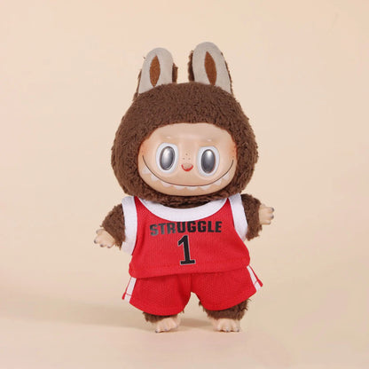 Labubu Basketball Clothes Cute Doll Decoration Handmade Doll Clothes