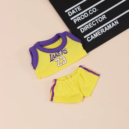 Labubu Basketball Clothes Cute Doll Decoration Handmade Doll Clothes