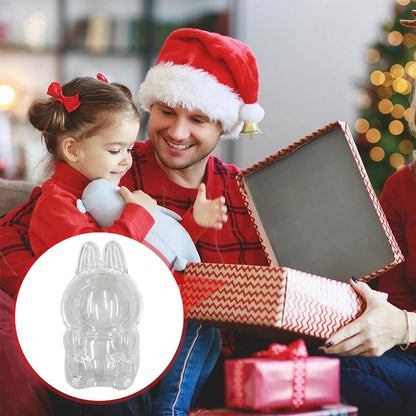 For Labubu Doll Case Transparent Protective Cover  Case Storage Box Dolls Accessories